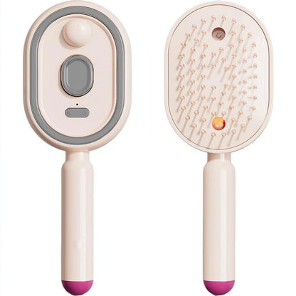 Cepillo Masajeador Pulverizador 3 en 1 Recargable