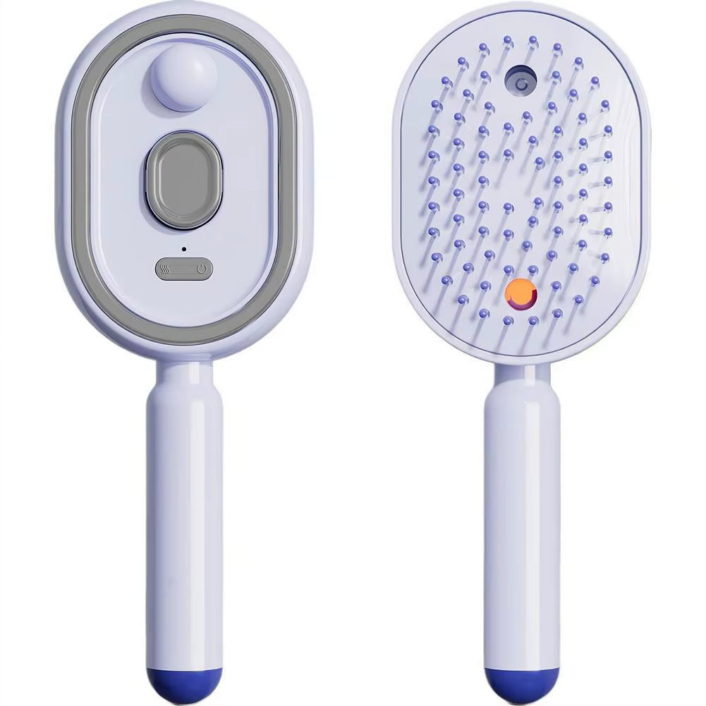 Cepillo Masajeador Pulverizador 3 en 1 Recargable