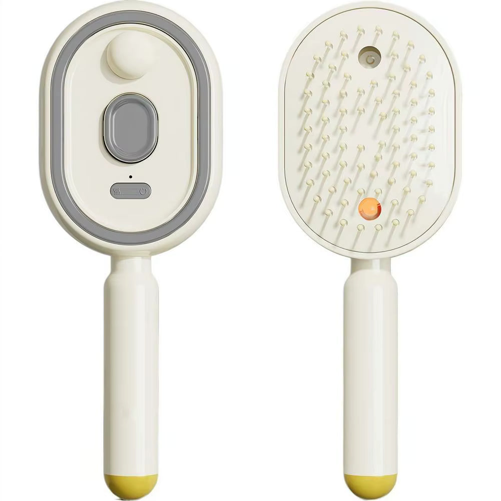 Cepillo Masajeador Pulverizador 3 en 1 Recargable